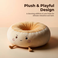 Donut Cushion Memory Foam Seat Cushion, Round Seat Pad for Living Room Floor, Ta #variant:Pouf 38*38*14CM