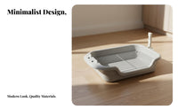 Dog Litter Box with Steel Mesh Detachable Design Dog Potty Tray with Grate Mesh Training Toilet Portable Pet Pee Pad Holder