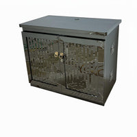 Karaoke Machine Cabinet Stable Structure Audio Amplifier Rack Cabinet Large Capacity KTV Equipment Stand with Ventilated Design Suitable for Entertainment Club Bar Home Theater