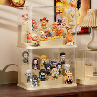 Transparent Dustproof Display Case for Blind Box Figures, Modern Style, PET