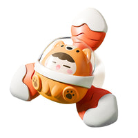 Chuanyu Suction Cup Spinning Top Toy for Kids with Teether, Set