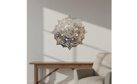 Metal Mandala Wall Oversized Size Mandala Wall Decor Hollow Cut Design for Outdoor