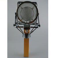 AL-6800 Medium Diaphragm Condenser Microphone with Metal Body for Live Streaming and Recording