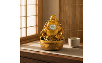 Feng Shui Water Feature Resin Material Desktop Water Feature for Business Owners, Front Desk, Office, Shop Opening