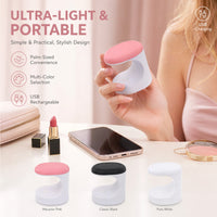 Mini Nail Lamp with USB Charging and Purple Light for Curing Gel Polish