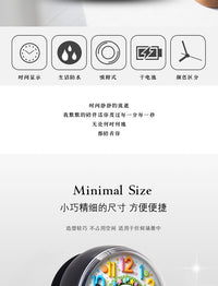 防水防雾彩色儿童吸盘钟创意厨房浴室卡通客厅家用钟表早教时钟表