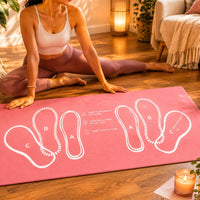 Squat Stance Mat Rubber Backing Fitness Gear Low-Height