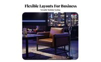 High-Density Foam Cushion Metal Frame Restaurant Booth Easy to Clean Industrial Design Booth Set Heat Resistant Cafe Table and Sofa Set Sintered Stone Tabletop for Bar Owners, Eatery, Lounge
