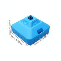 Portable 30L Umbrella Water Base Stable Support Water Filled Umbrella Base Heavy Duty Outdoor Shade Gear Weather Resistant for Garden