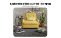 Foldable Pull-extendable Sleeper Chair two-in-soleUse Armless Sleeper Chair Space-Saving Design Sofa Bed triple-function transformable for Apartment Dwellers, Single Adults, Students