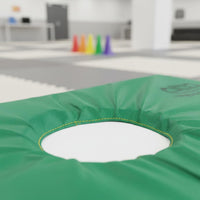 Safe Play Double Hole Foam Mat Long-Lasting Rainbow Hole Mat Cushioned Space Saving for Kindergarten