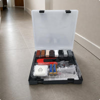 Tile Floor Repair Kit Clear Hinged Lid Tile Repair Kit Portable