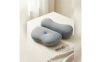 Contoured Cervical Neck Pillow Supportive Contour Memory Foam Pillow Breathable for Naps