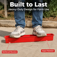 60cm Chicken Feeder Trough, Reinforced Poultry Feeder for Laying Hens, Easy Clean Outdoor Chicken Feeders and Drinkers