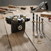 Wood Dowel Drilling Jig Aluminum Alloy Vertical Drilling Easy to Use