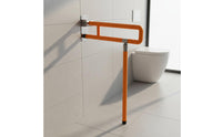 Anti-Slip Grip Handicap Toilet Bar Heavy Duty Wall Mounted Support Handle Waterproof Toilet Safety Space-Saving for Women
