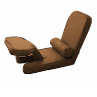 Adjustable Floor Lounger Foldable Chaise Lounge Ergonomic Design for Students