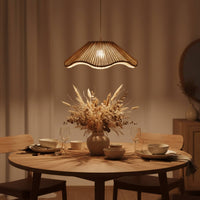 Hat Lamp Shade Retro Woven Lampshade Artistic Imperfection Home Lighting for Restaurant