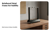 Stable Structure Motorcycle Wheel Leveler Simple Operation Motorcycle Wheel Balancing Stand Heavy-Duty Steel Construction for DIY Mechanics