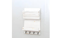 Wooden Wall Mail Holder Space Saving Rustic Letter Rack Decorative for Office
