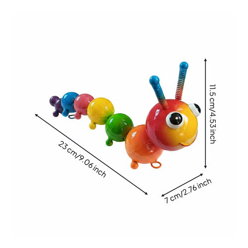 Colorful Metal Figurine Rust-Resistant Garden Decor Hand-Painted
