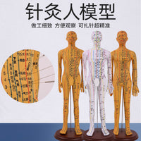 人体针灸模型人经络穴位中医全身十二铜人模特图可扎针练习小皮人