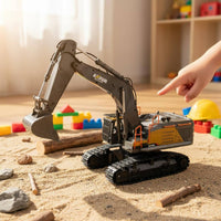 Wireless-Controlled Digger Lights and Sound Construction Vehicle Realistic