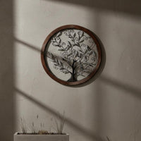 Branch Wall Art Antique Look Metal Tree Wall Decor Gift Idea for Garden, Patio