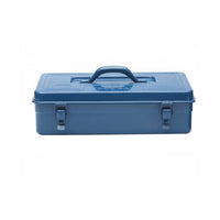 Metal Tool Box Large Capacity Portable Tool Case Foldable Handle for Job Site