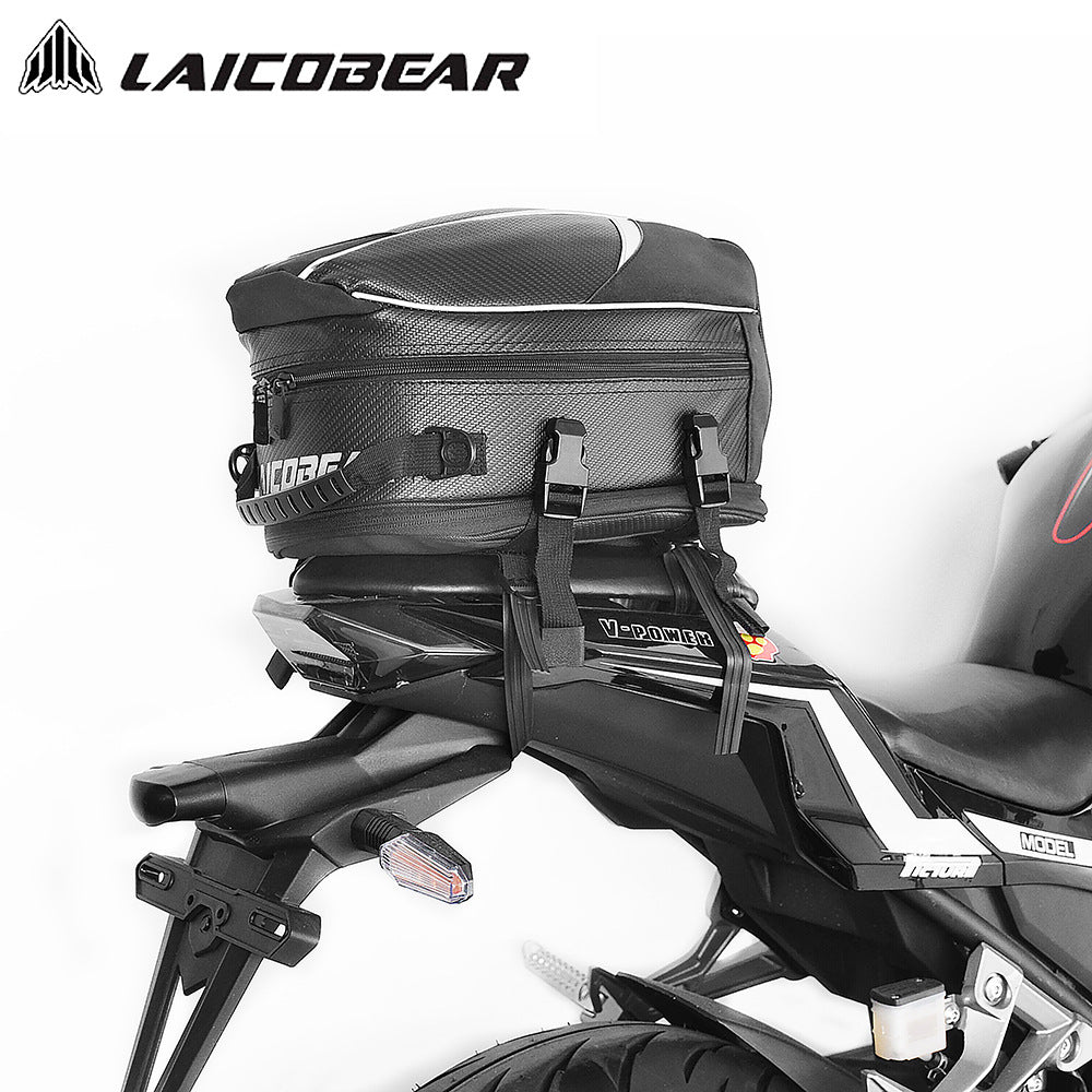 New Motorcycle Tail Bag Multifunctional Outdoor Riding Gear Rear Seat Bag Large Capacity Helmet Bag