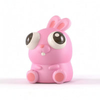 Cartoon-Style Press Toy with Bulge-out Eyes Cute Stress Toy with Popping Eyes Soft Desk Ornament Hand-Held for Office Workers, Students, Workstation, Classroom