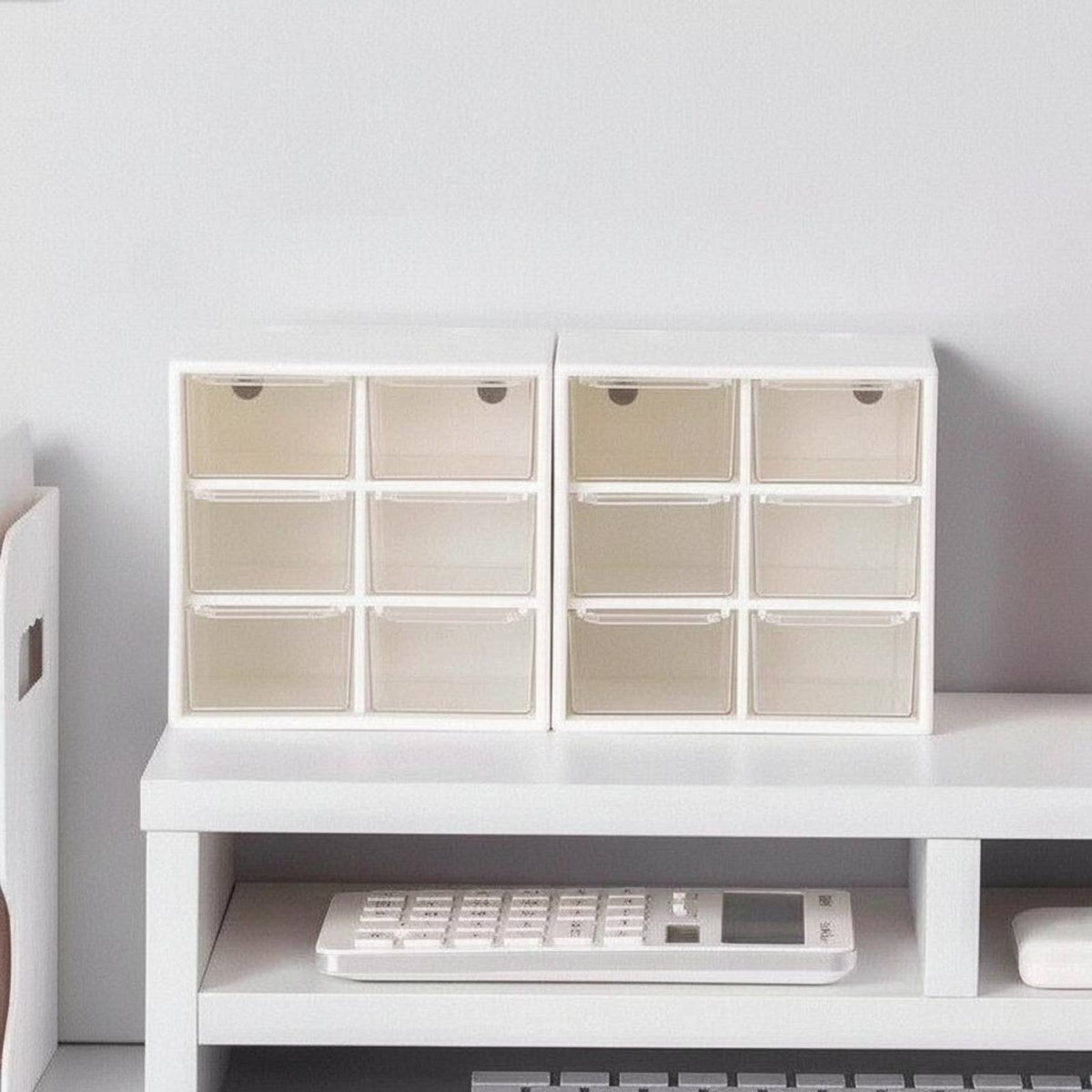 6-Drawer Mini Cabinet Space Saving 6-Drawer Mini organizer space-efficient Size for Students