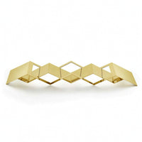 Tray with Diamond Frame Geometric Abstract Tray Low-Profile for Tabletop, Living Room