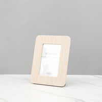 Modern Minimalist Geometric Leather Photo Frame Tabletop Decoration