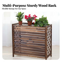 Slatted Air Cooling Appliance Hider Weather-Withstandant Appliance Screen Multi-Functional Design Particleswithstandant