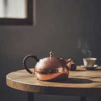 Hammered Copper Kettle Traditional Copper Tea Kettle Compact for Collectors