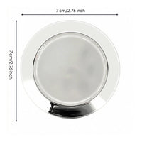 Round LED Overhead Light Frosted Cover Marine LED Overhead Light Energy Saving Indoor Lighting for Boat