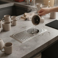 Automatic Cup Rinser High Pressure Built-in Cup Rinser Multi-Angle Spray Glass Rinsing Faucet Attachment for Countertop