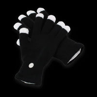 Multi-Color Modes LED Gloves Single Button Control Light up Finger Gloves Fun Gift Party Accessory for Halloween
