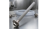 Stainless Steel 316 Carbonation Stone with Tri-Clamp 8 Inch Tri-Clamp Carbonation Stone Submersible Brewing Fitting Sanitary for Brewers