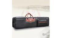 Erhu Carrying Case with Shoulder Strap Textured Double Instrument Case Portable Erhu Carry Bag for Travel