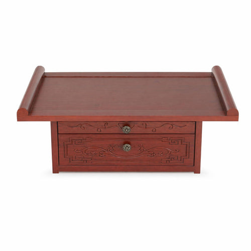 Buddhist Altar Chinese-Style Tabletop Shrine Carved for Buddhists
