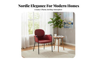 Upholstered Armchair with Exposed frame lighting Luxury Molded Shell Armchair Nordic Design firm-density Foam padding for Adults