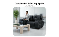 Modern design Couch and Coffee Table Combo Minimalist Aesthetic configurable Banquette Set Combination Package Reception Group Businessprepared for Interior Designers, Office Managers, Homeowners, Living Room, Hotel Lobby