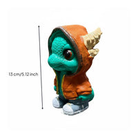 Baby Dragon Figurine Reptile Like Hooded Dragon Figure Detailed Design Whimsical Ornament