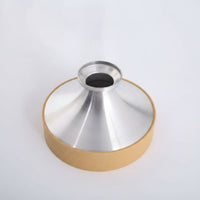 Sound-Reducing Alto Saxophone Practice Mute Brushed Silver Alto Saxophone Mute Compact Instrument Accessory Easy to Use for Students