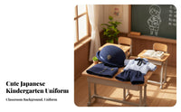 Kindergarten Uniform Doll Outfit Cute OB11 Doll Uniform Set Adorable appearance/12 Scale BJD Clothes