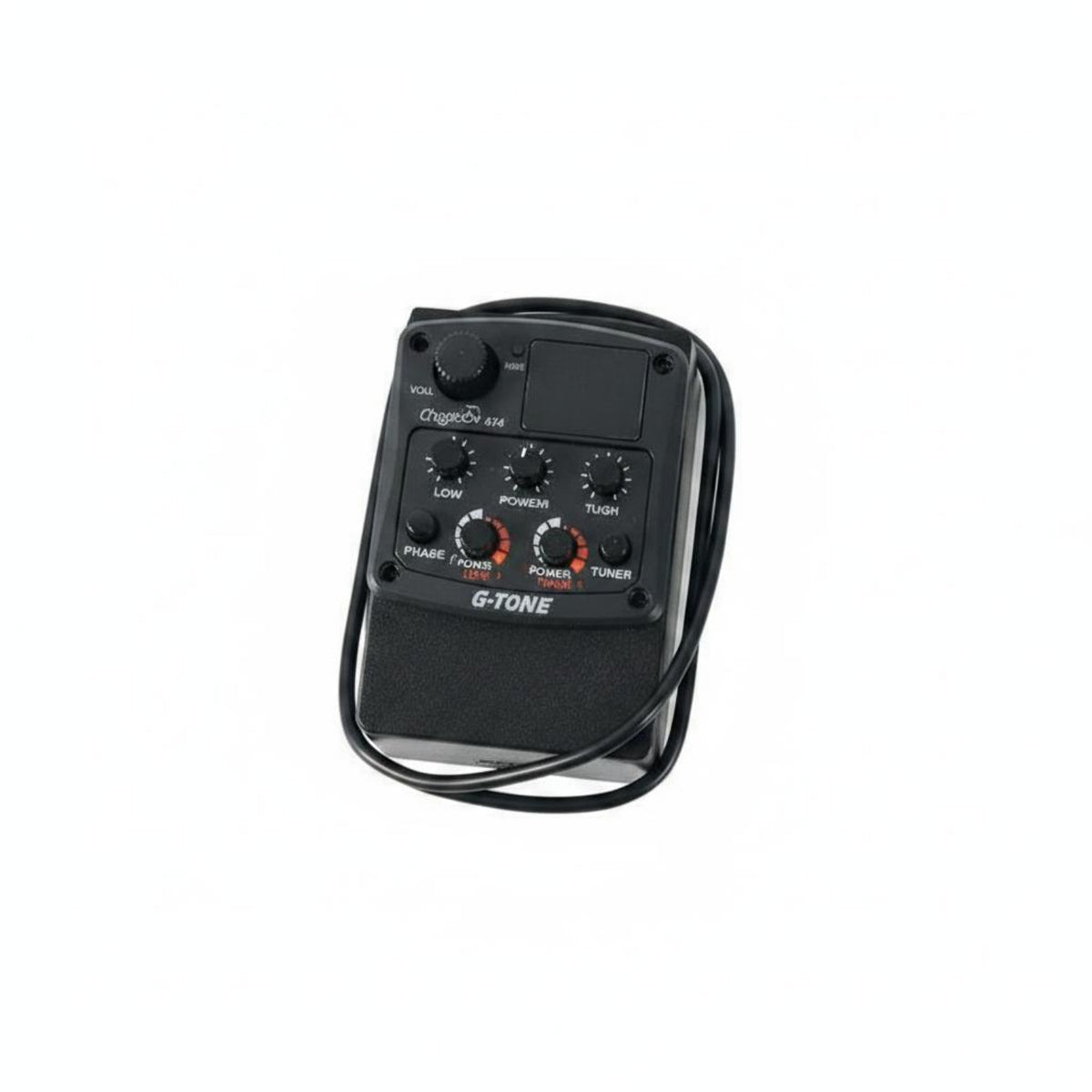 4-Band Equalizer Acoustic Guitar Preamp Easy to Install Acoustic Guitar Equalizer Noise Reduction Soundhole Pickup Under-Saddle Design for Beginners