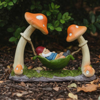 Gnome Figurine with Sling Whimsical Gnome in Sling Cute for Gardeners