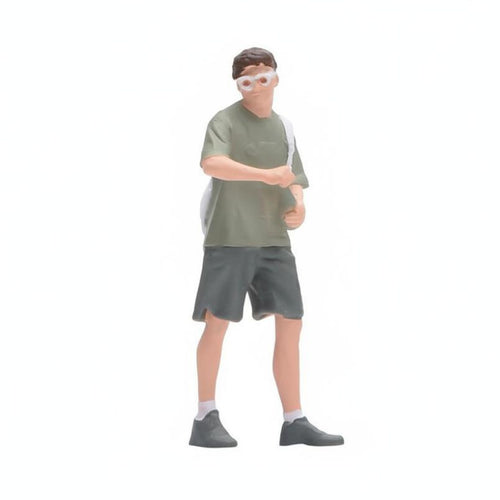 Hand-Painted Male Figurine Casual Clothing 1/64-Scale Figurine Miniature